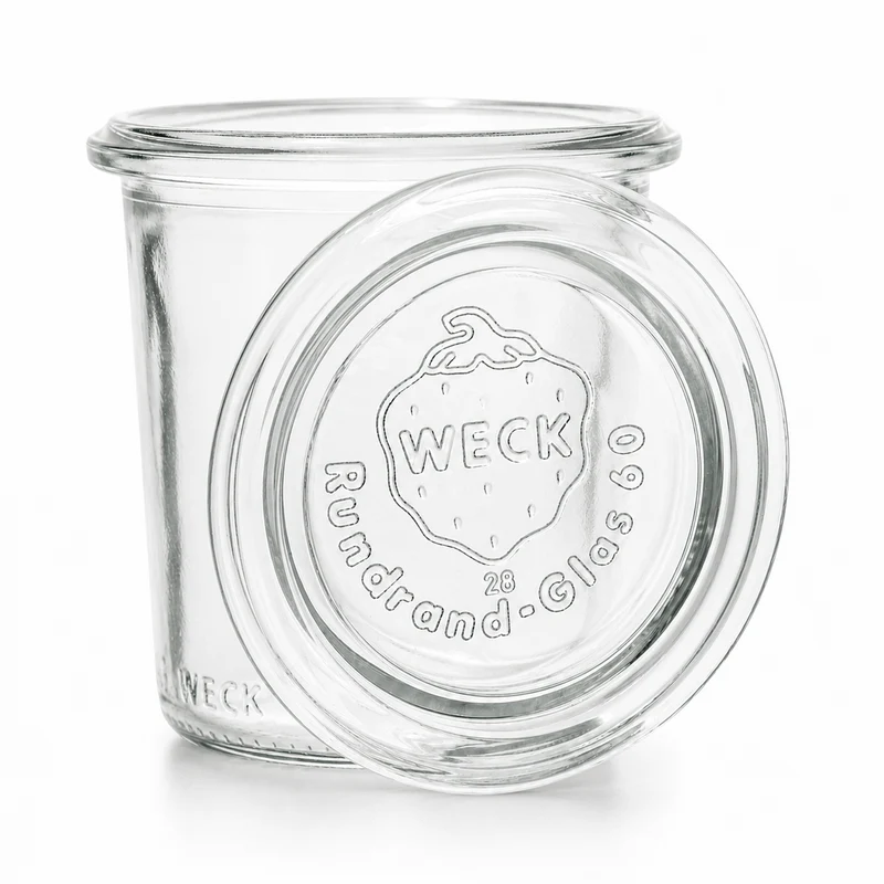 WECK-Mini-Sturzglas 140 ml RR 60 mit Glasdeckel im 12er Karton
