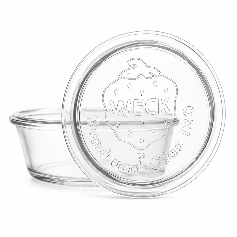 WECK-Gourmetglas 300 ml RR 120 mit Glasdeckel im 6er Karton