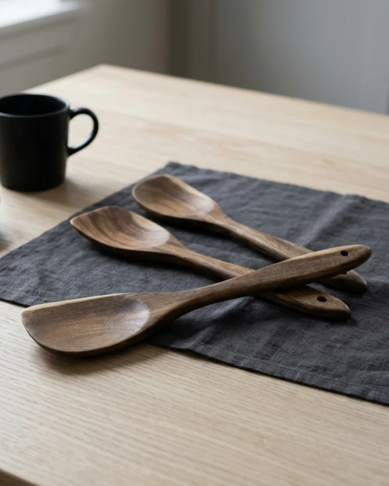 Cookinglife Kochlöffel Akazienholz 32 cm - 3 Stück