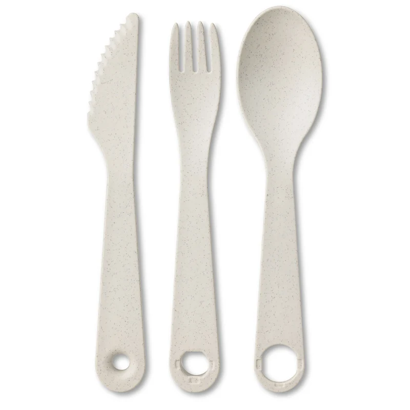 Besteck Etui + Besteckset 3 teilig TWIST READY