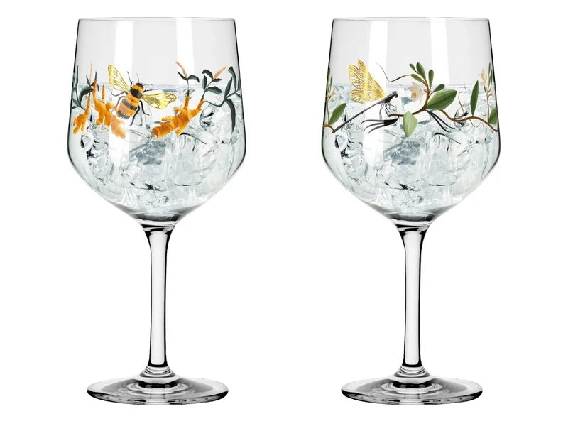 Ritzenhoff Botanic Glamour Gin Kelch 2er Set #3 #4 J. Horscroft H22