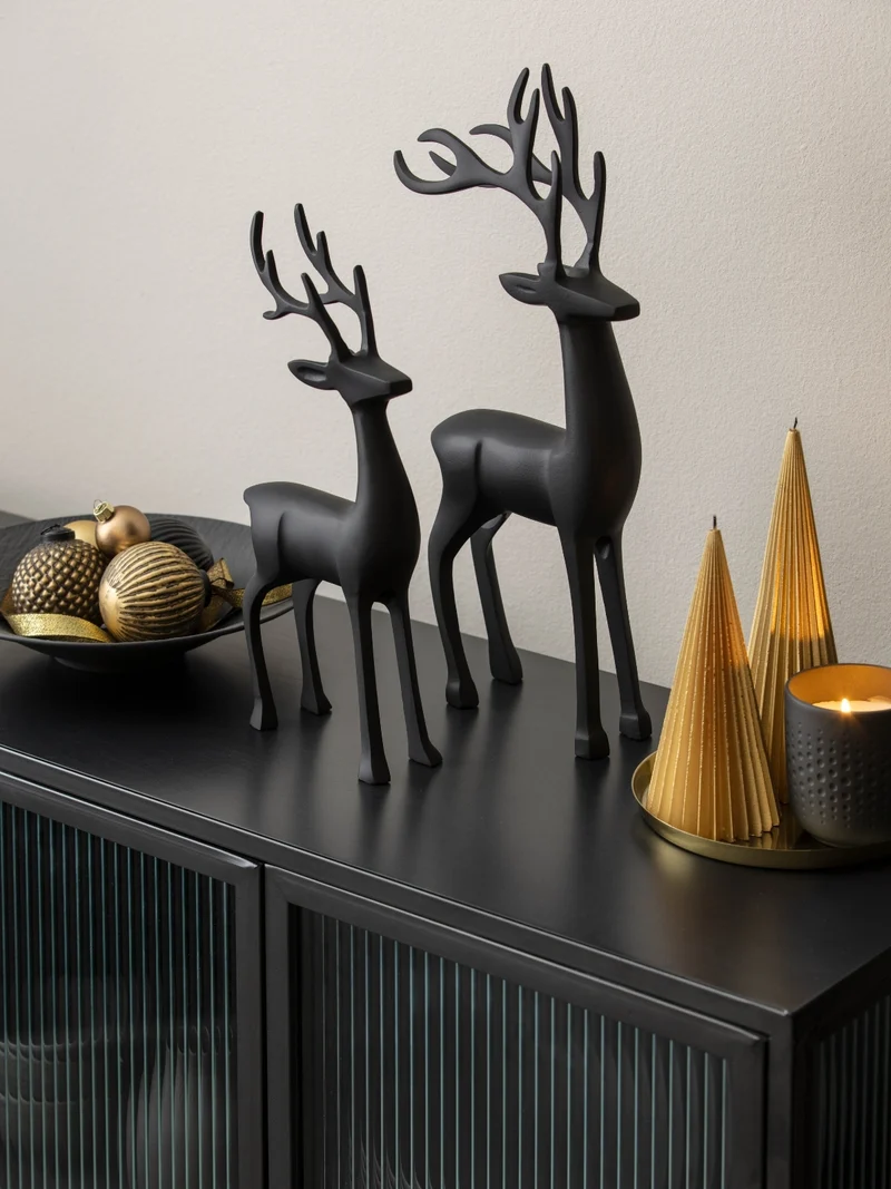 Villeroy & Boch Christmas Chic Hirsch schwarz 36cm