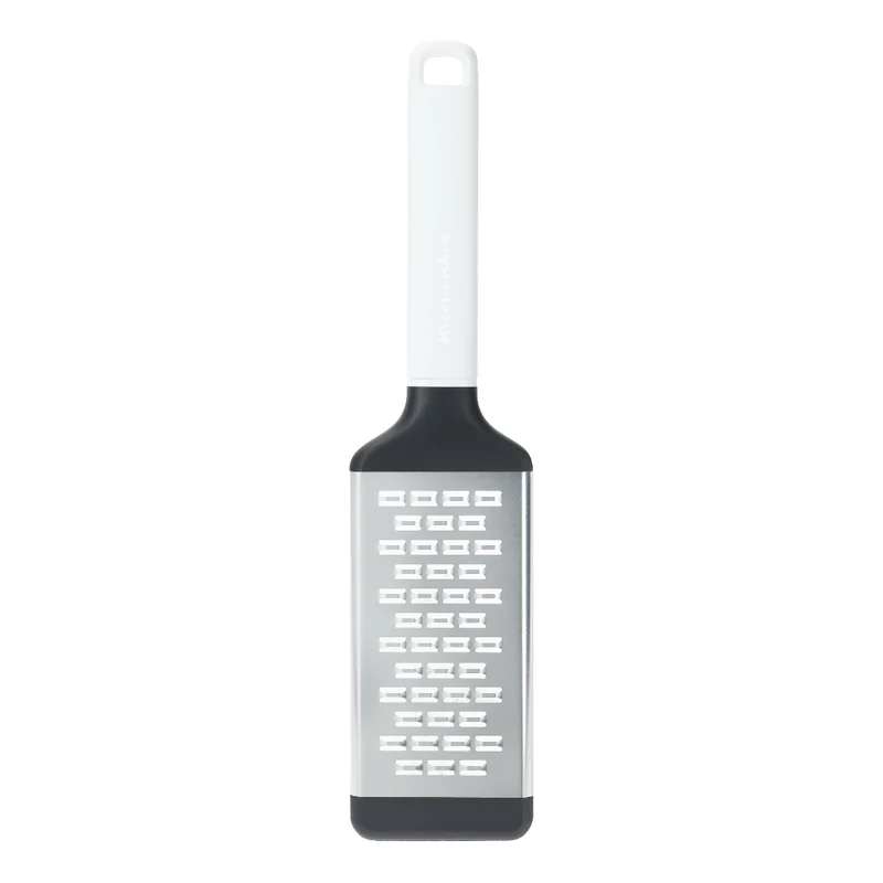 KitchenAid Reibe Classic Porzellanweiß Kunststoff/Edelstahl 30cm - Käsereibe