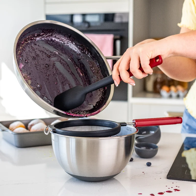 KitchenAid Rührlöffel Classic Kaiserrot Silikon 30 cm - Kochlöffel