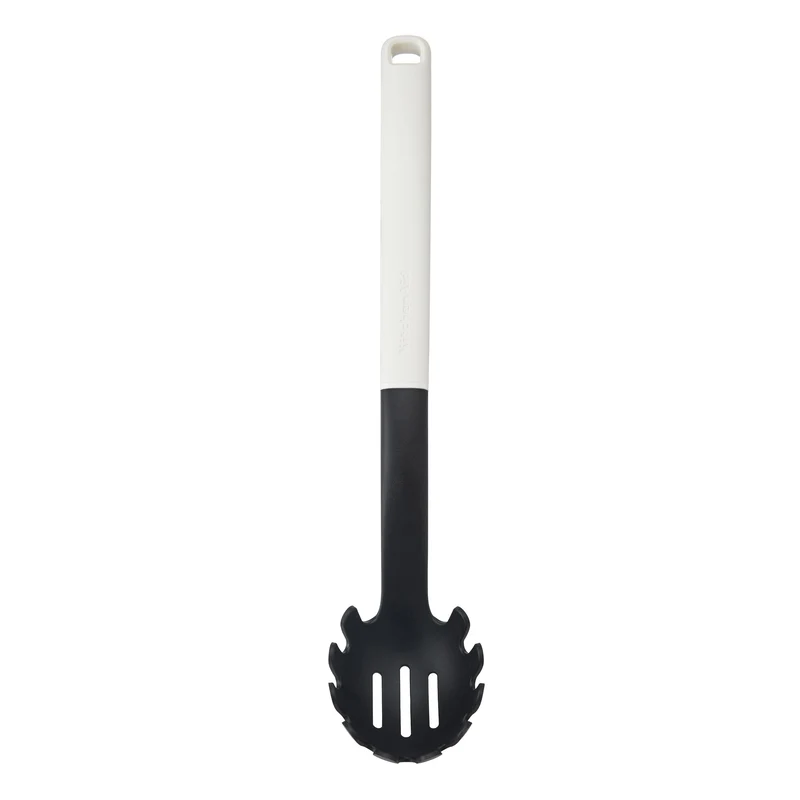 KitchenAid Spaghettilöffel Classic Porzellanweiß 34cm - Pastaheber