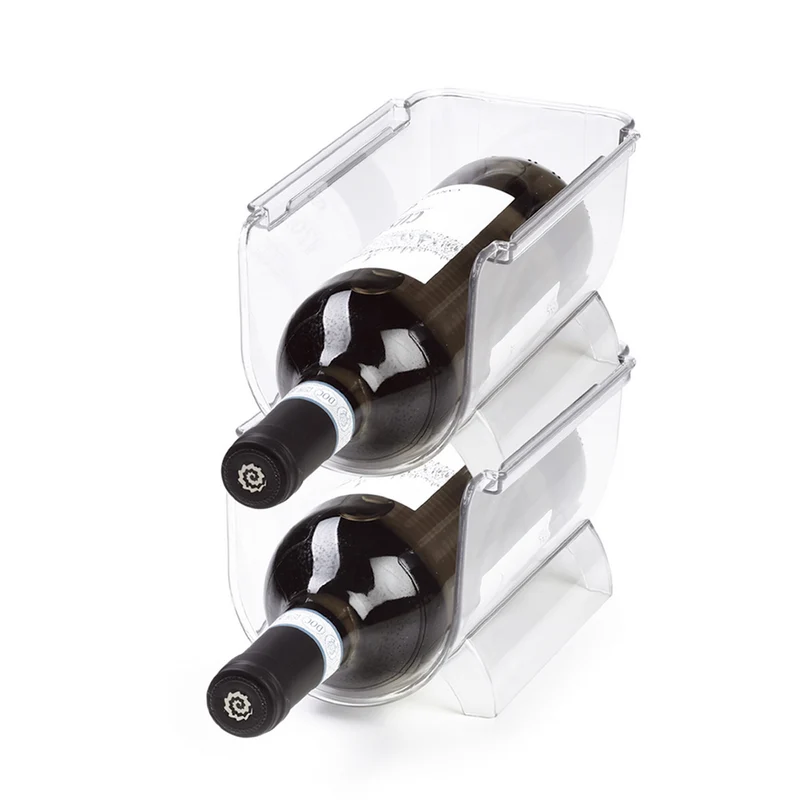 Ghidini Weinregal / Flaschenhalter für 1 Flasche – Kunststoff – Stapelbar – Erweiterbar