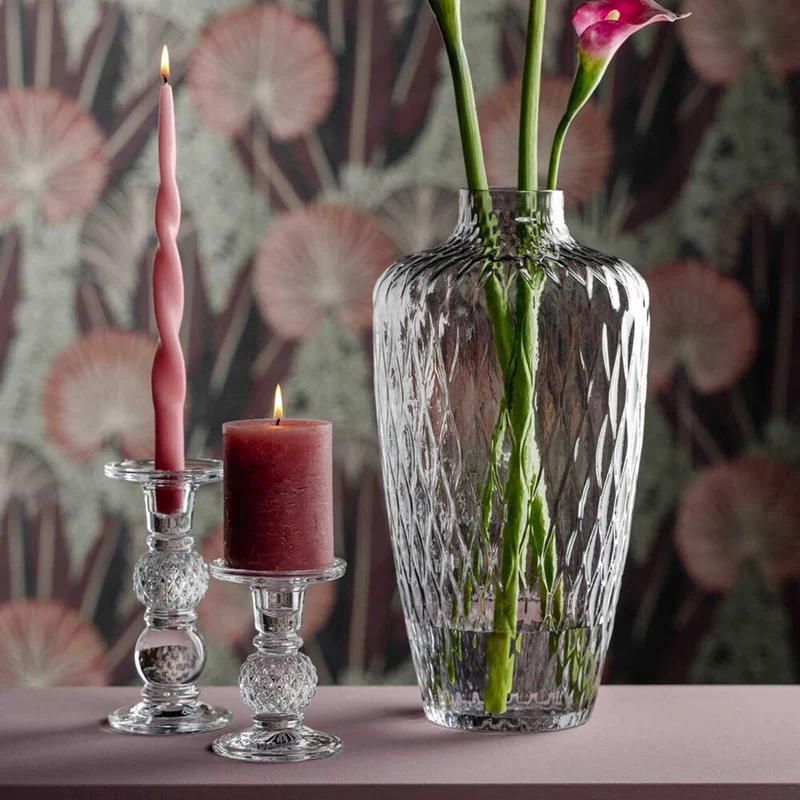 Vase GIULIA 38 cm grau