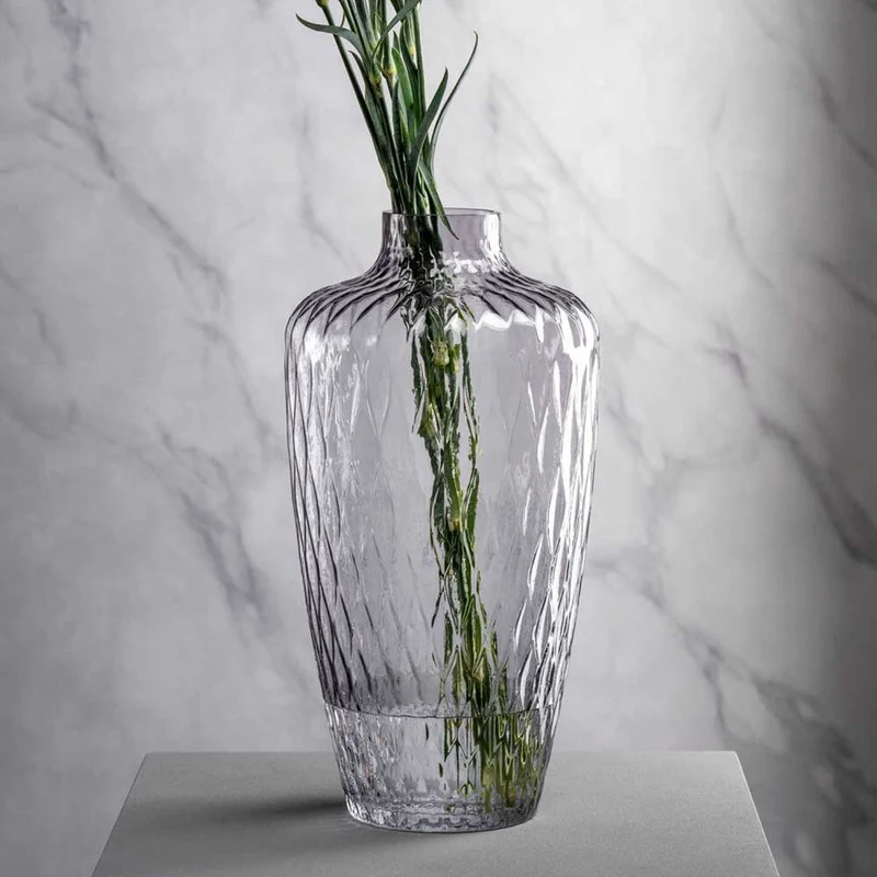 Vase GIULIA 38 cm grau