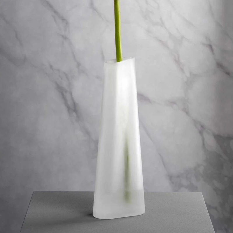 Vase TURNO 34 cm satiniert