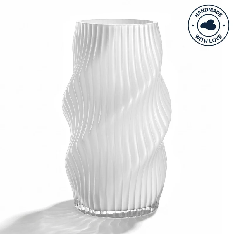 Vase VERDI 30 cm weiß