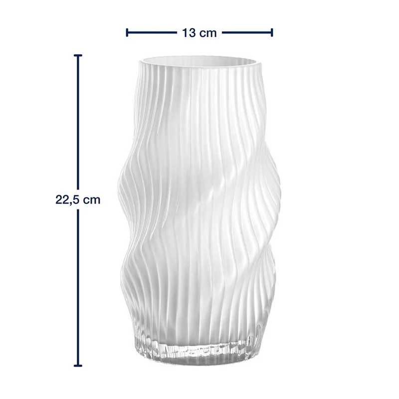 Vase VERDI 23 cm weiß