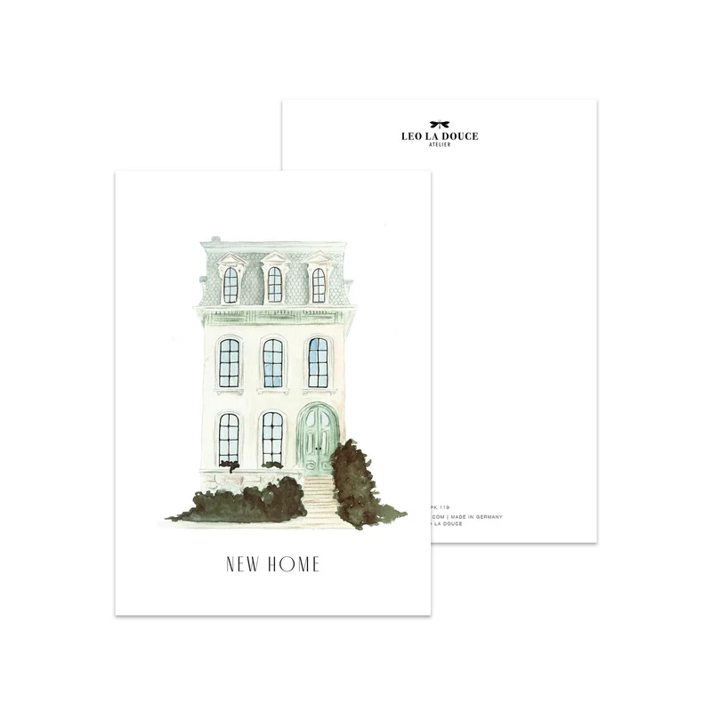 Postkarte - New Home · Villa