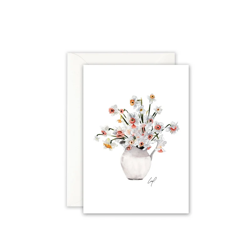 Grußkarte · Daffodiles
