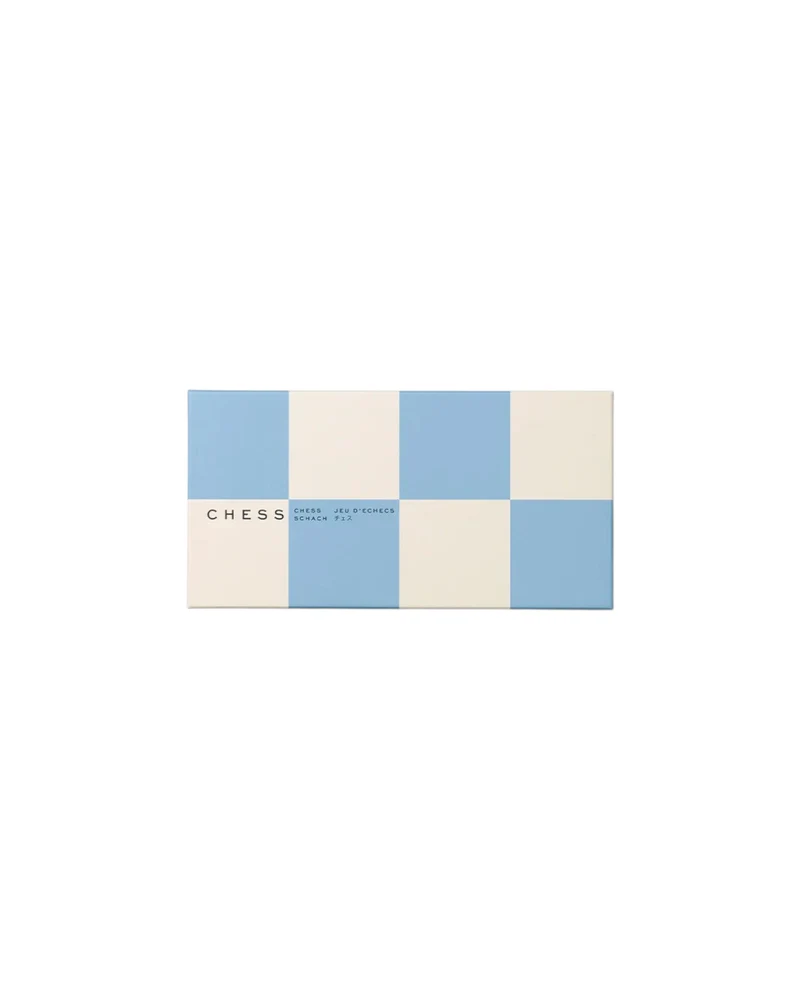 Schach Spiel Blau