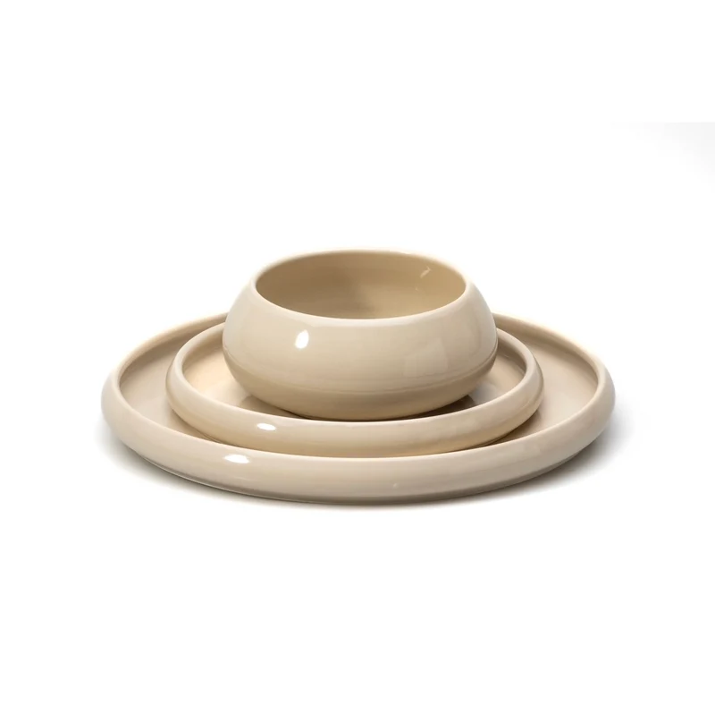 Bondy Beige Teller-Set 18-teilig