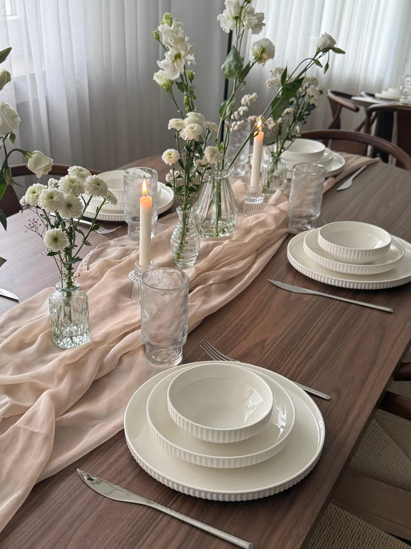 Mimoza Teller-Set