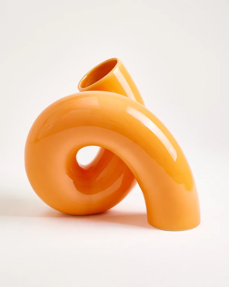 MaM x Ju Schnee Vase L orange