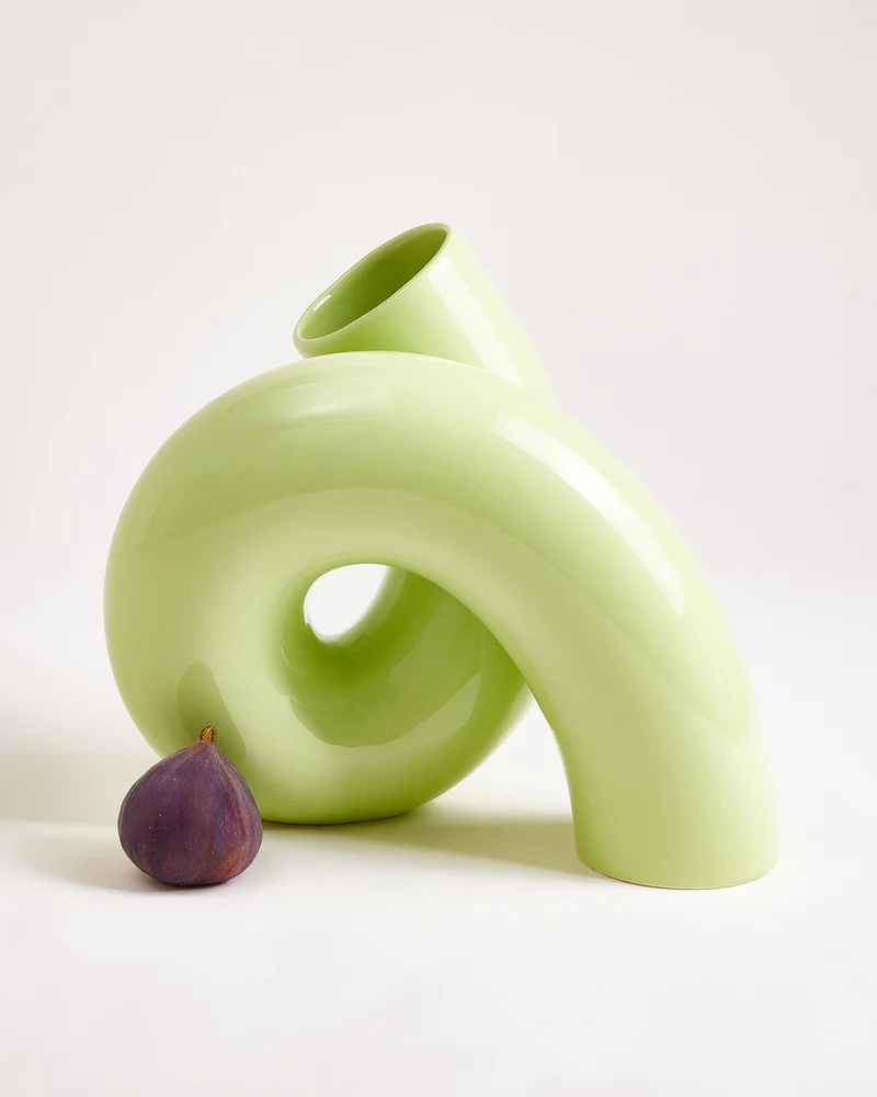 MaM x Ju Schnee Vase L lime