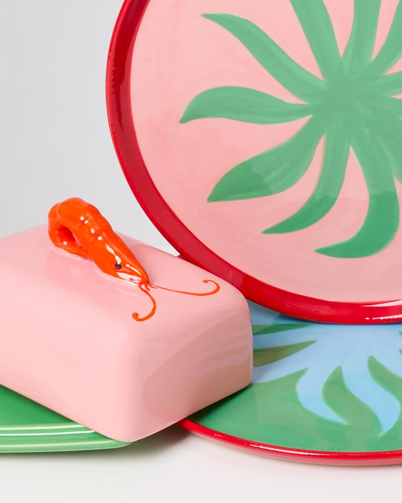MaM x Isis Maria Geschirr-Set Palm Dot mix 5-teilig