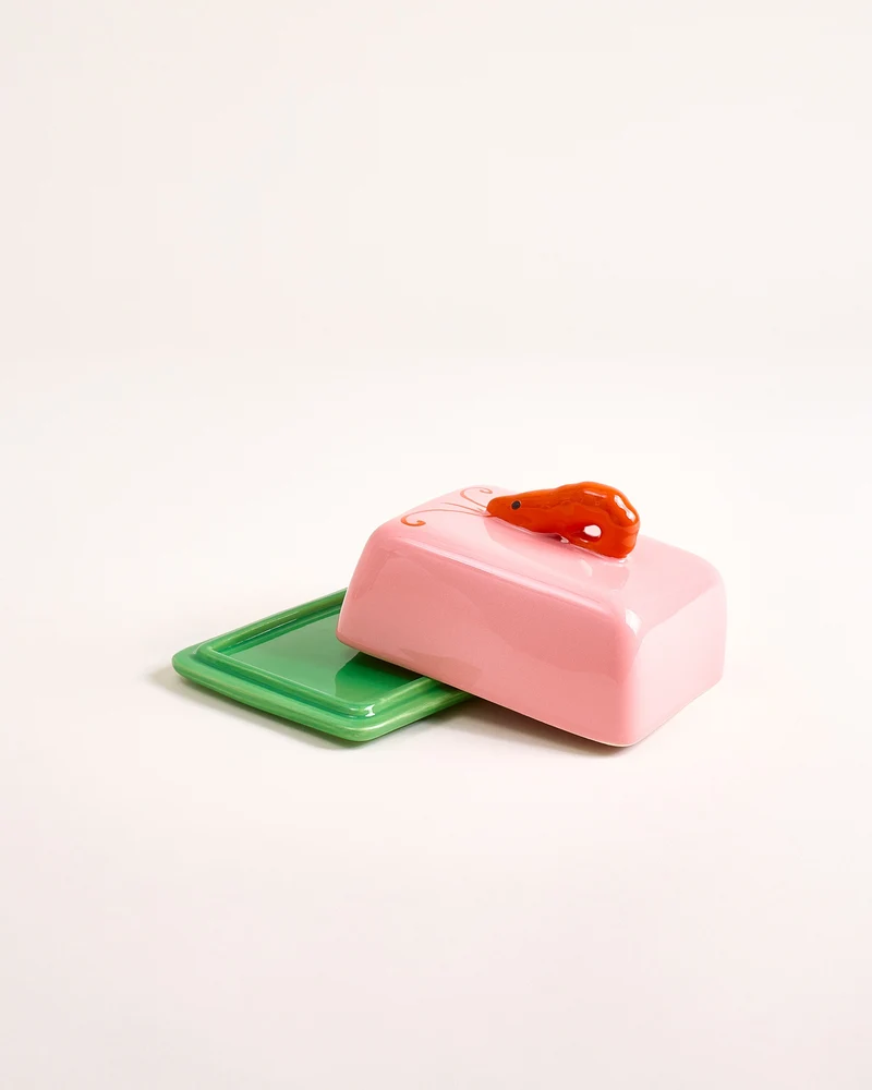 MaM x Isis Maria Butterdose rosa grün