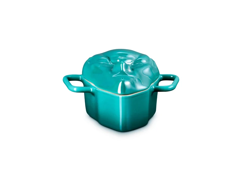 Le Creuset Star Trek Collection Mini-Cocotte Balok bleu riviera 0,3l