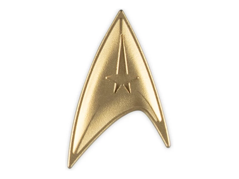 Le Creuset Star Trek Collection Sternenflotten Deckelknopf hellgold