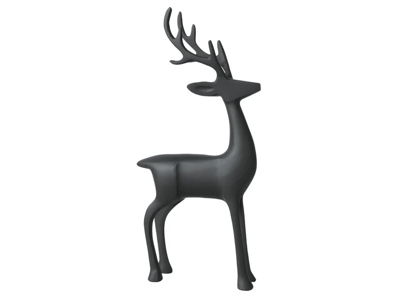 Villeroy & Boch Christmas Chic Hirsch schwarz 2tlg
