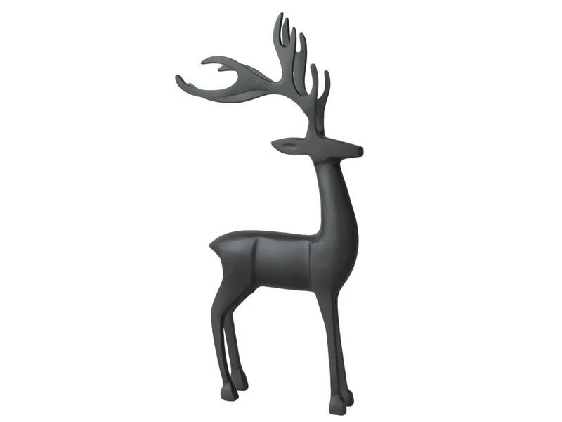 Villeroy & Boch Christmas Chic Hirsch schwarz 2tlg