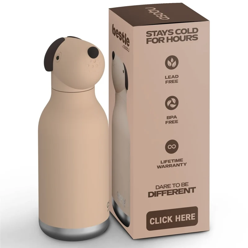 Isolierflasche Bestie Hund