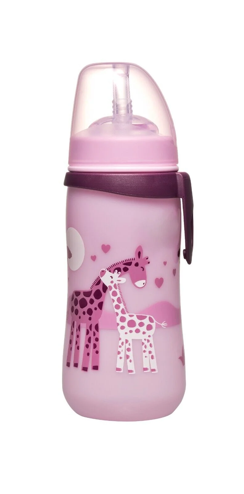 Nip Kinder Trinkflasche Strohhalmbecher Kids Straw Cup 330ml PP