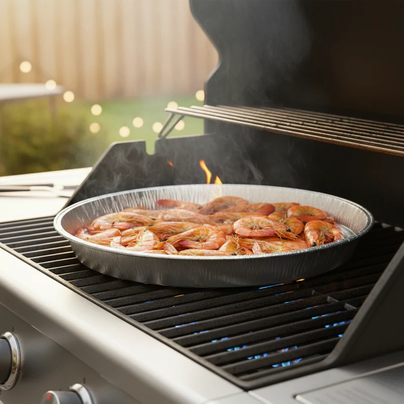 Cookinglife Grill-Aluminiumbleche / Grillrost ø 33 cm - 15 Stück