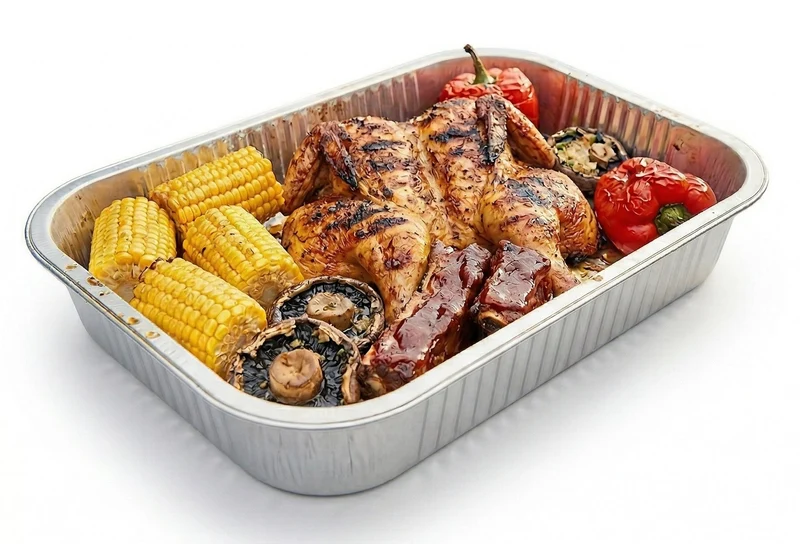 Cookinglife Grill-Aluminiumbleche / Grillroste – 22 x 15 cm – 15 Stück
