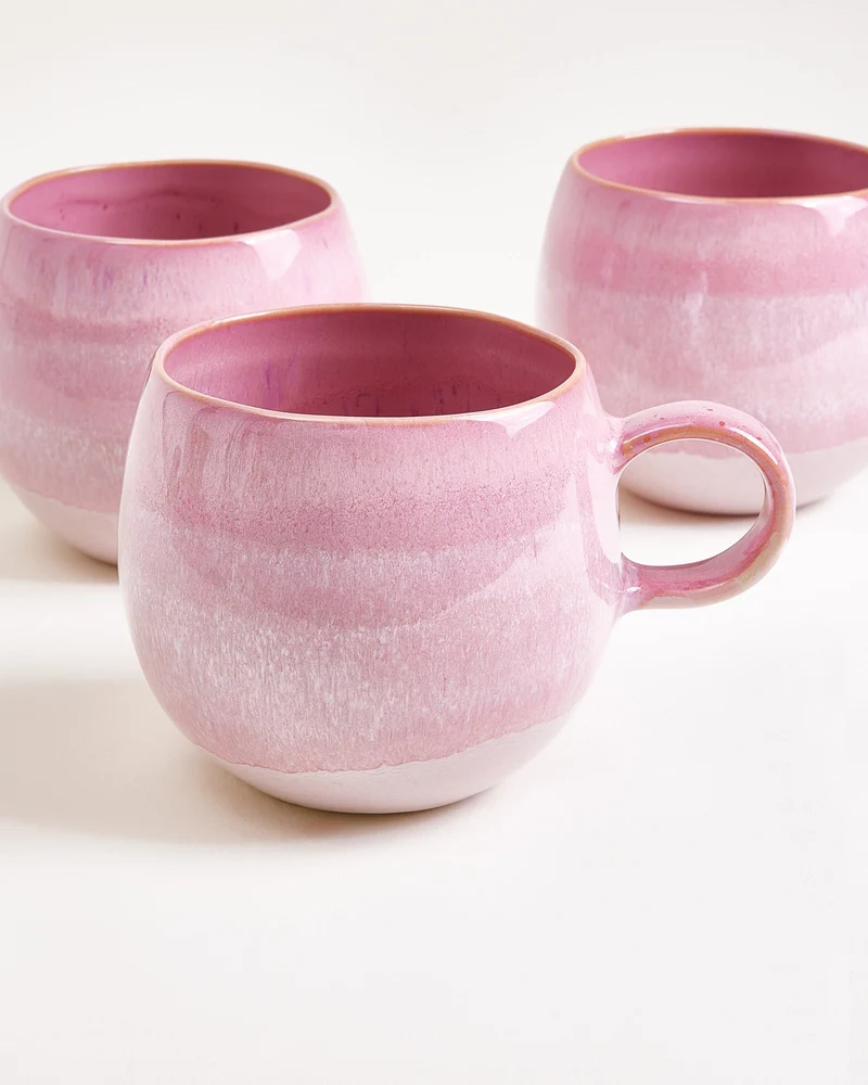 Bica Tasse groß pink 6er-Set