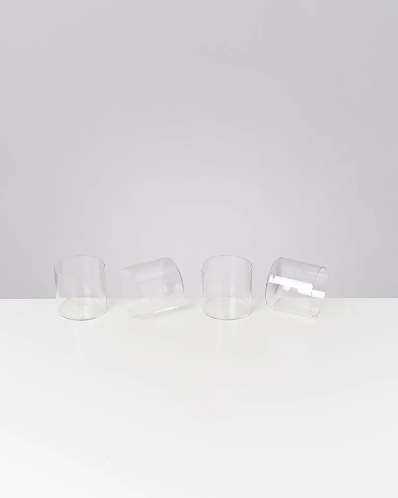 Joia Glas klein transparent 4er-Set