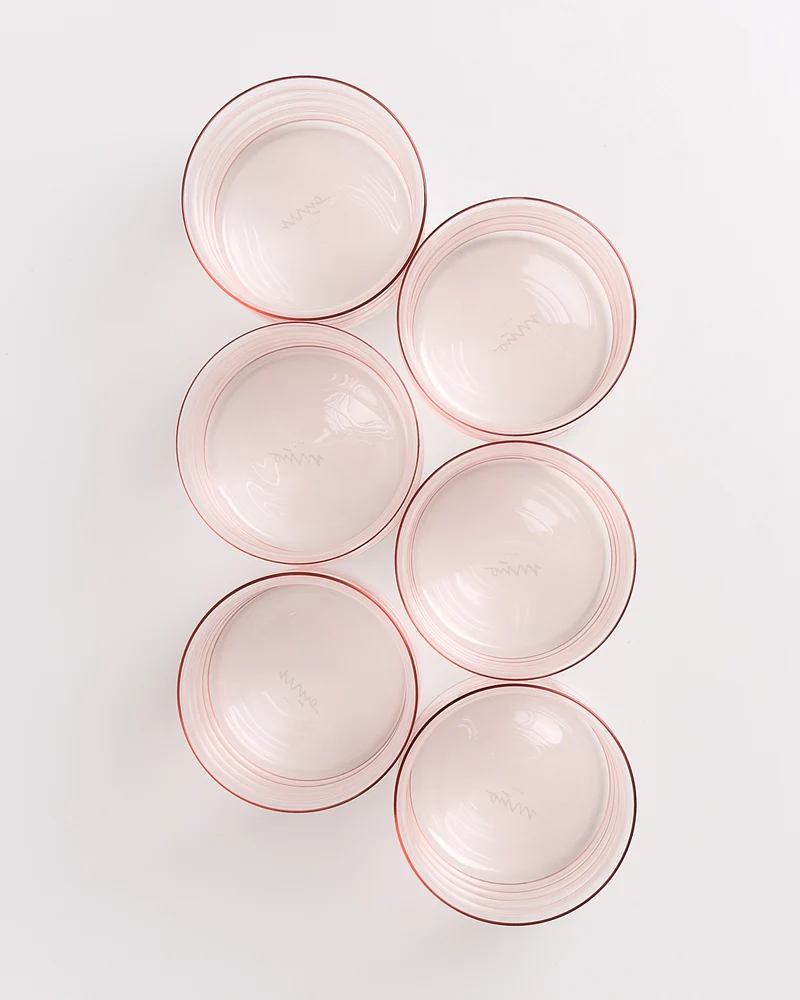 Joia Glas groß bubble rosé 6er-Set