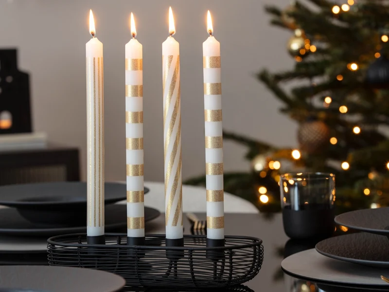 Villeroy & Boch Christmas Chic Adventskranz oval schwarz