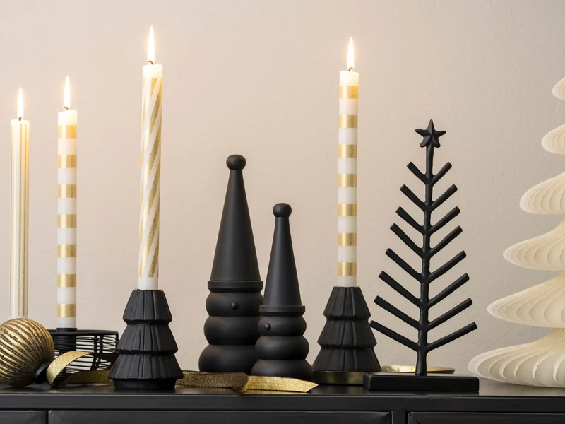 Villeroy & Boch Christmas Chic Schneemann schwarz 20,5cm