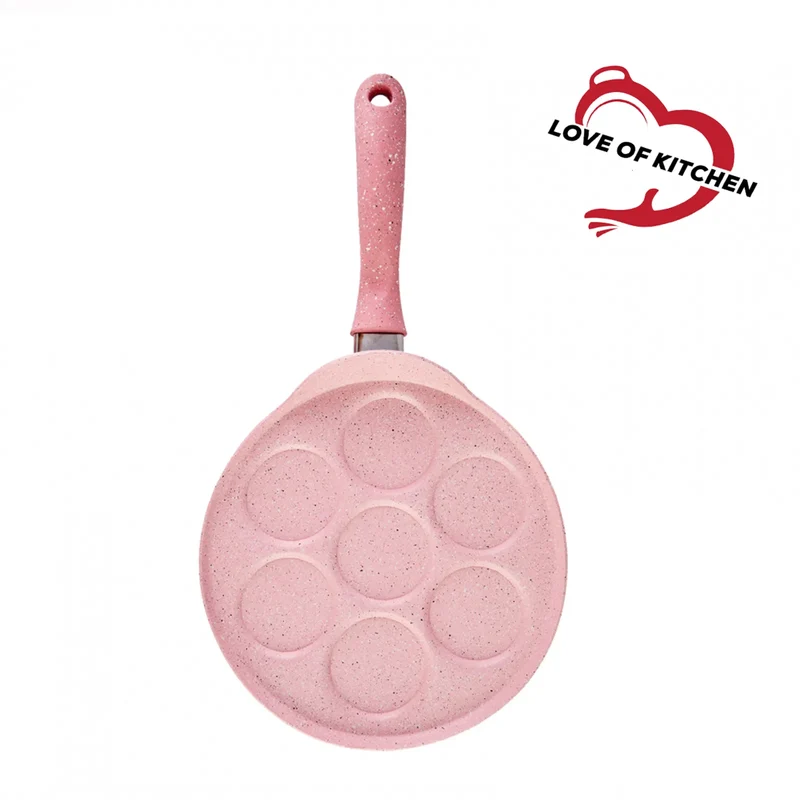 Karaca Love of Kitchen Biogranit Pancakes Bratpfanne Pink