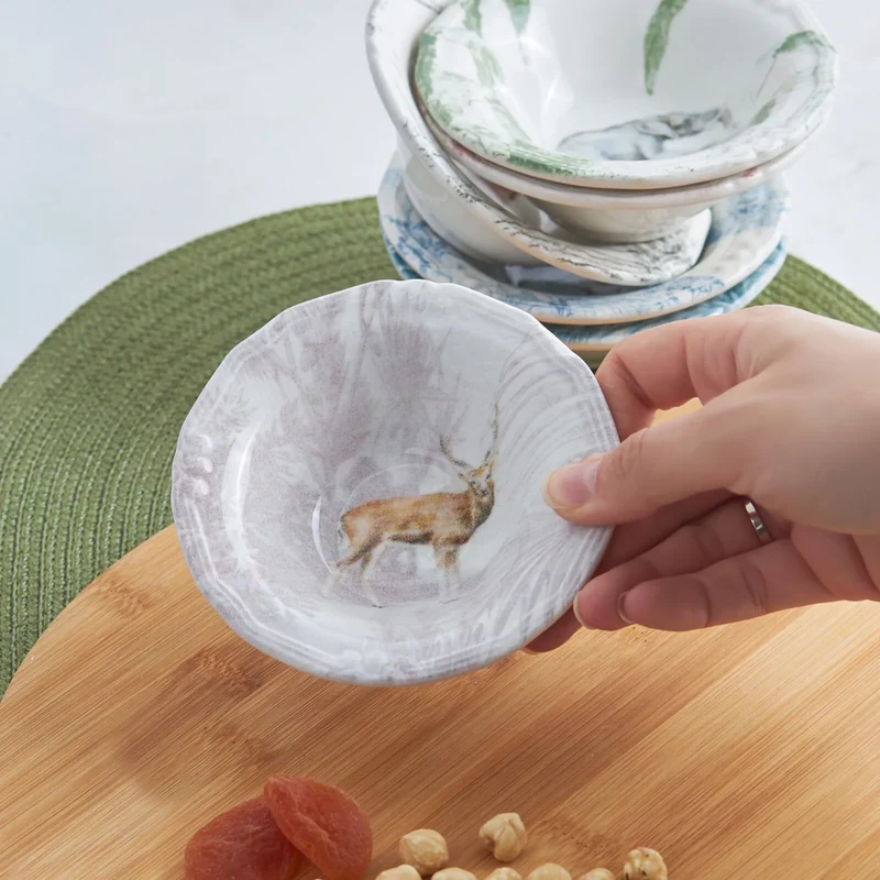 Karaca Jungle Deer Snackteller 12 cm