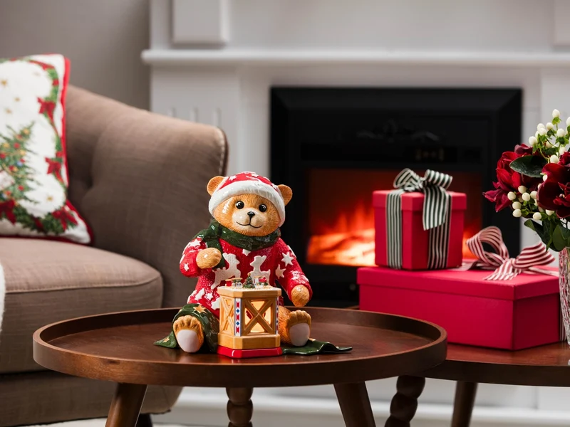 Villeroy & Boch Christmas Toys Memory Teddy mit Windlicht 25cm