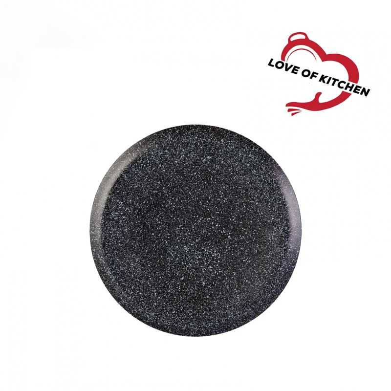 Karaca Love of Kitchen Biogranit Grey Pizzapfanne, Grau