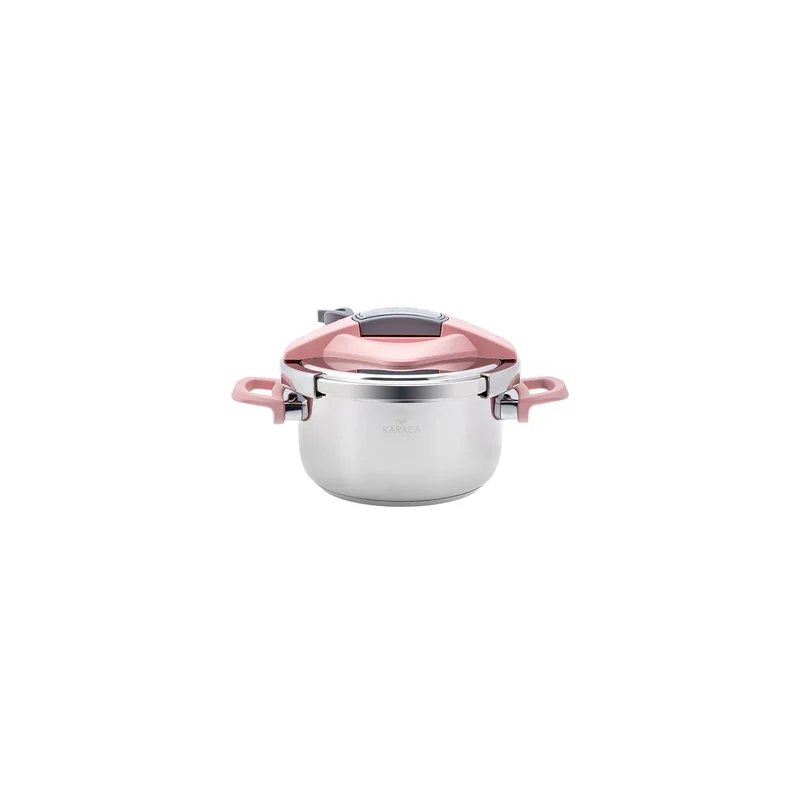 Karaca Perfect Pink 4+6 Liter Schnellkochtopf-Set