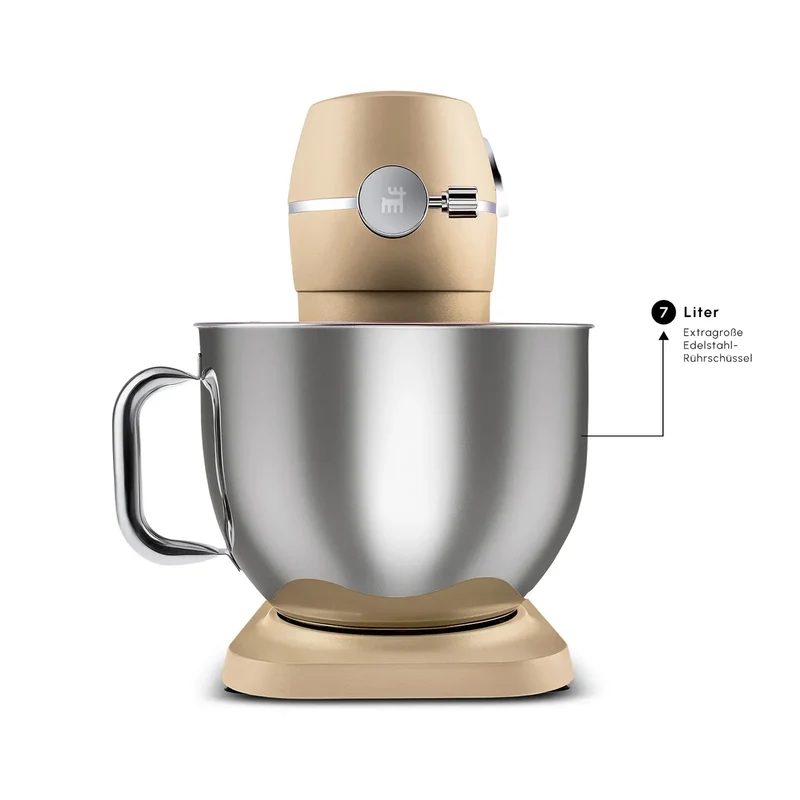 Karaca Multichef Artisan Digitale Anzeige 7 Liter Gusseisen Standmixer Golden 1800W