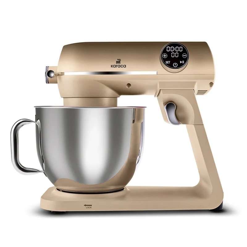 Karaca Multichef Artisan Digitale Anzeige 7 Liter Gusseisen Standmixer Golden 1800W