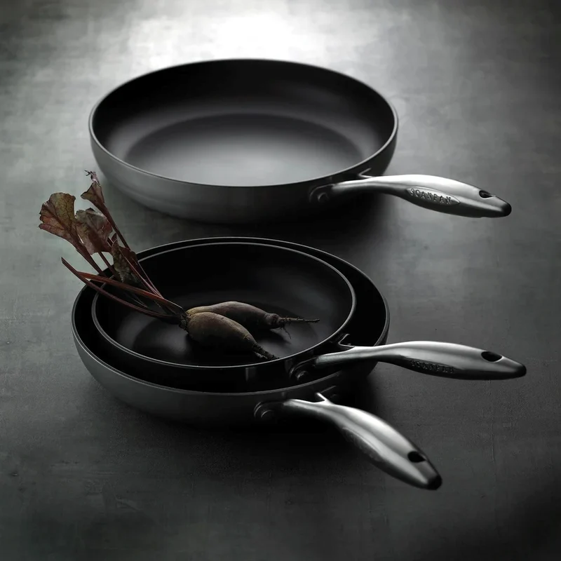 SCANPAN Bratpfanne CTX ø 24 cm - geeignet für alle Wärmequellen - Standard Antihaftbeschichtung