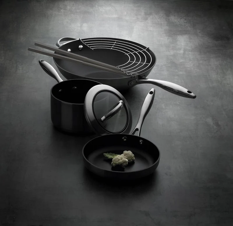 SCANPAN Bratpfanne CTX ø 24 cm - geeignet für alle Wärmequellen - Standard Antihaftbeschichtung