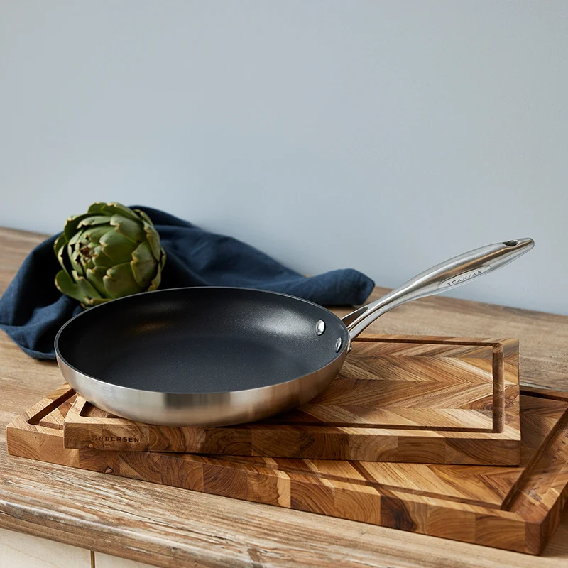 SCANPAN Bratpfanne CTX ø 26 cm - geeignet für alle Wärmequellen - Standard-Antihaftbeschichtung
