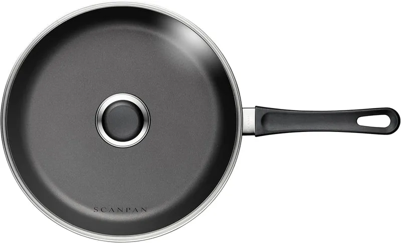 SCANPAN Schmorpfanne / Sauteuse mit Deckel Classic Induction ø 28cm / 3 Liter - geeignet für alle Wärmequellen - Standard Antihaftbeschichtung