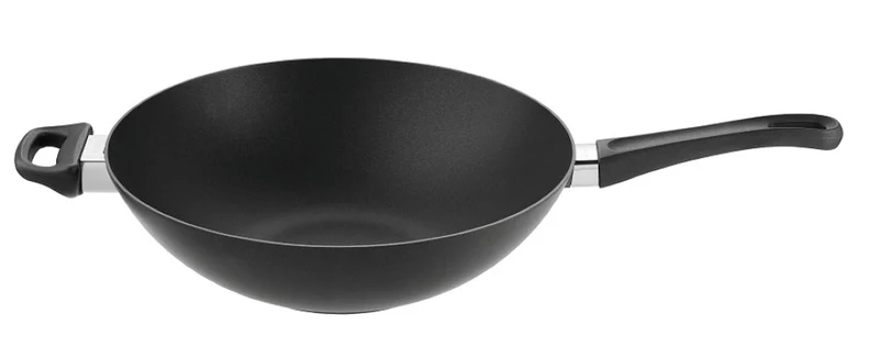 SCANPAN Wokpfanne Classic Induction ø 32cm - geeignet für alle Wärmequellen - Standard Antihaftbeschichtung