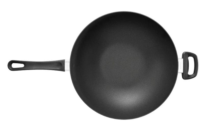SCANPAN Wokpfanne Classic Induction ø 32cm - geeignet für alle Wärmequellen - Standard Antihaftbeschichtung